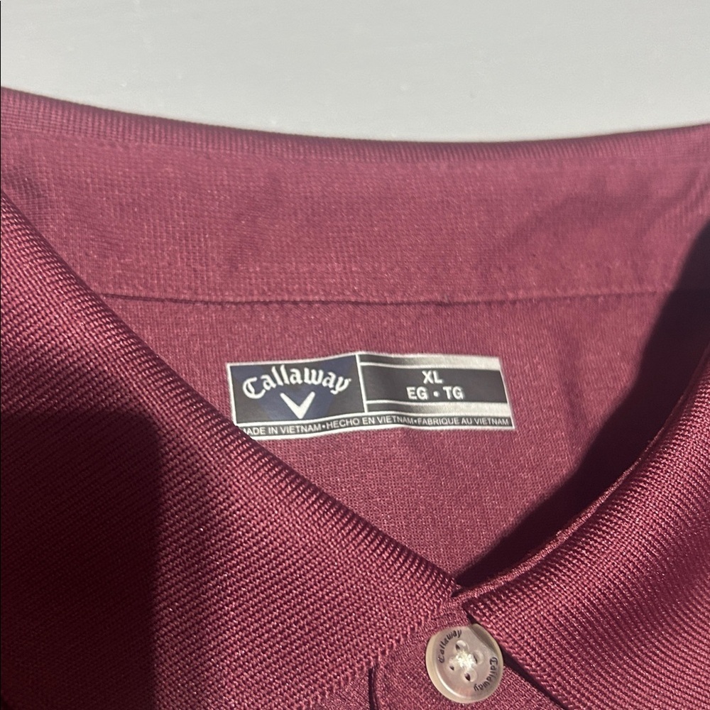 Callaway Performance Striped Golf Polo Shirt (Men XL) - Picture 7 of 10